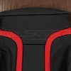 Upper section of leather backrest upholstery