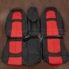 1999-2004 Ford F-150 SVT Lightning Black & Bright Red replacement leather seat covers - front seat upholstery