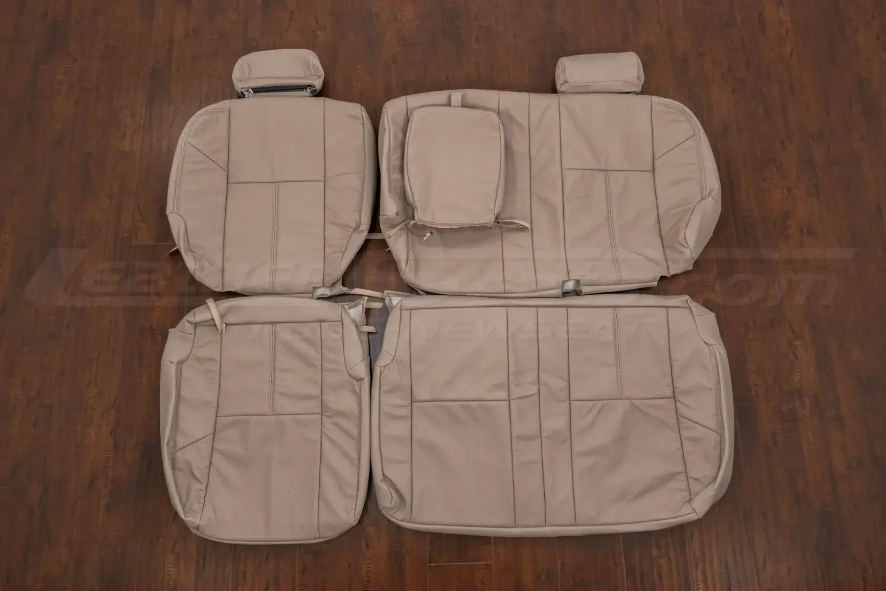 Silverado 60/40 Split Rear with Armrest rear seat upholstery in Sandstone