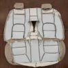 Rear seat leather upholstery flipped