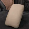 Side view of leather center console lid for Lexus LX470