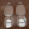 Front seat leather upholstery flipped
