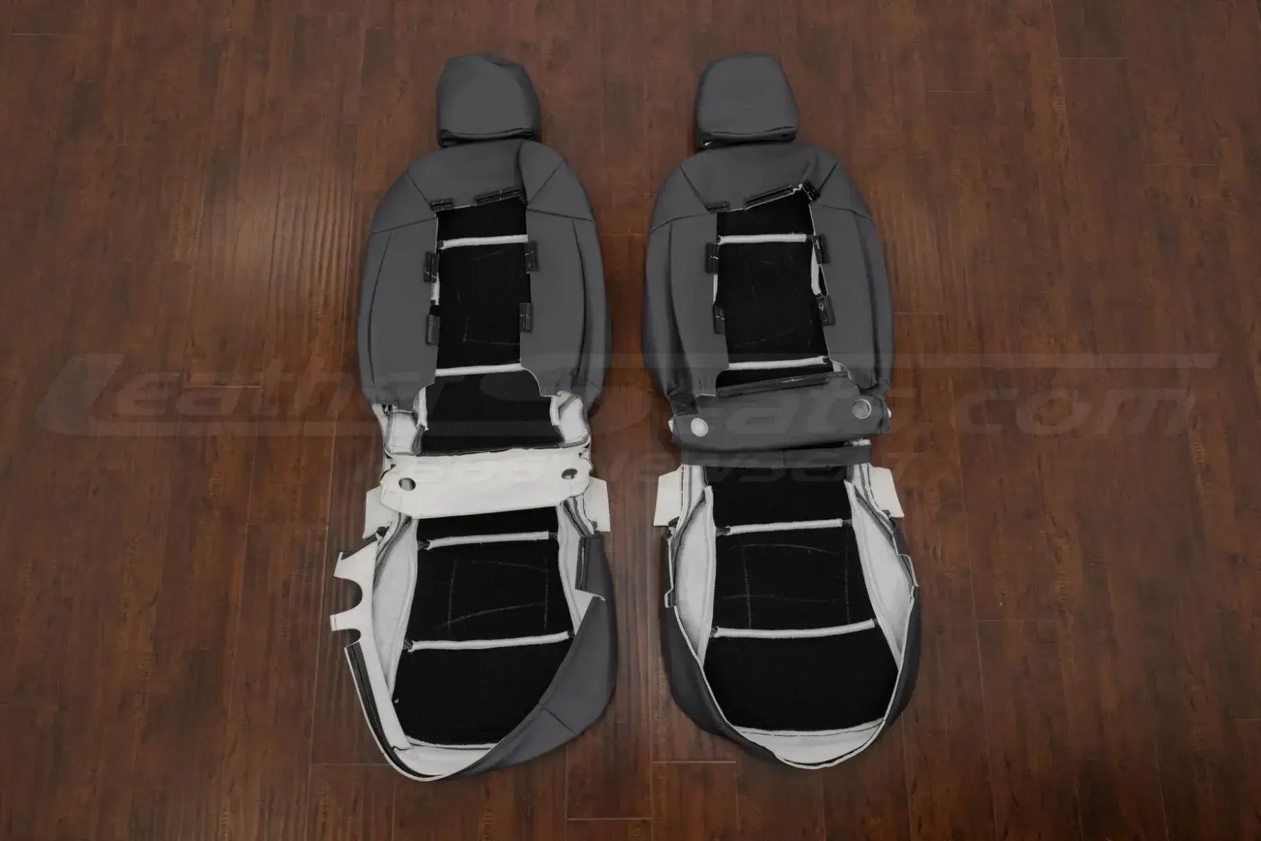 Front seat Lapis sonata interior kit flipped