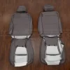 Platinum front seat upholstery flipped