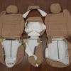 Front seat 40/20/40 leather kit flipped