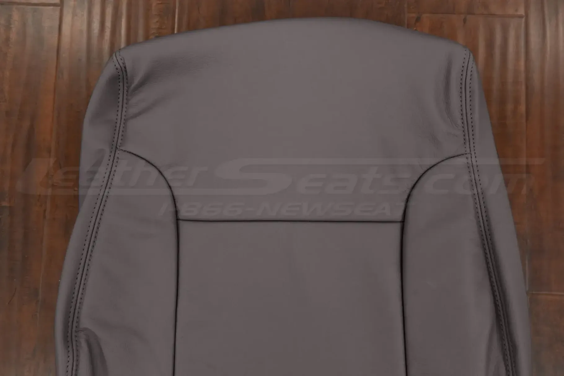 Upper section of platinum leather backrest cover