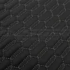 CNC stitched interlaced hex pattern close-up