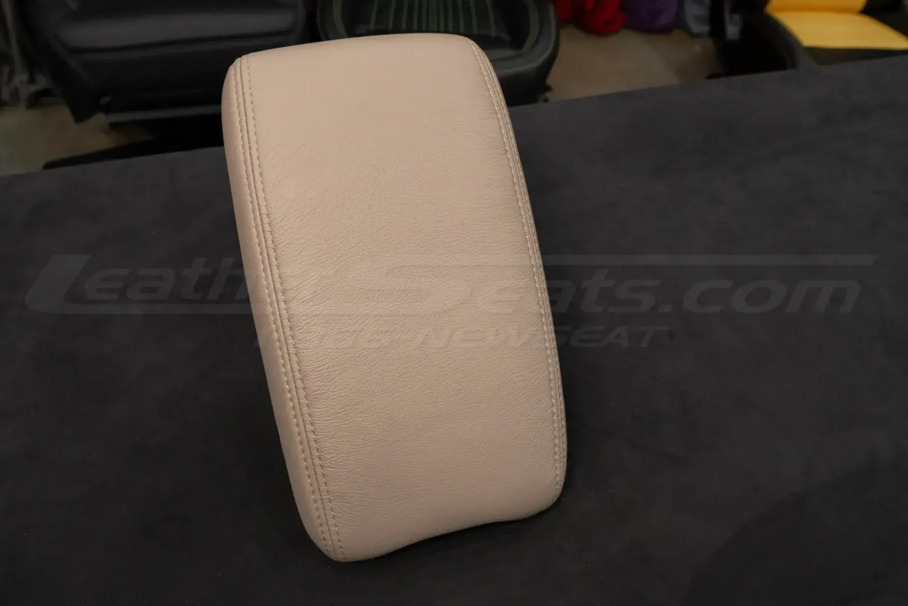 Lexus LX470 custom leather center console lid