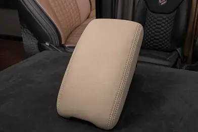 1998-2007 Lexus LX470 aftermarket leather center console lid cover- featured image