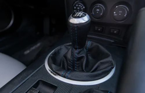 Custom Leather Shift Boot Upholstery for Mazda Miata