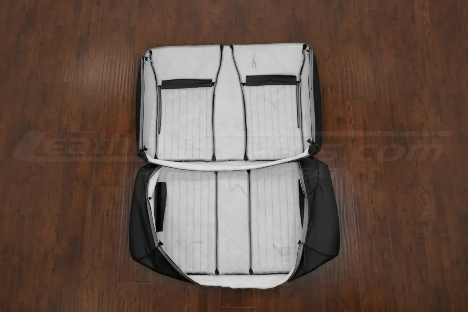 Fox Body Mustang Rear seat covers flipped