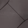 Platinum automotive grade leather texture close-up