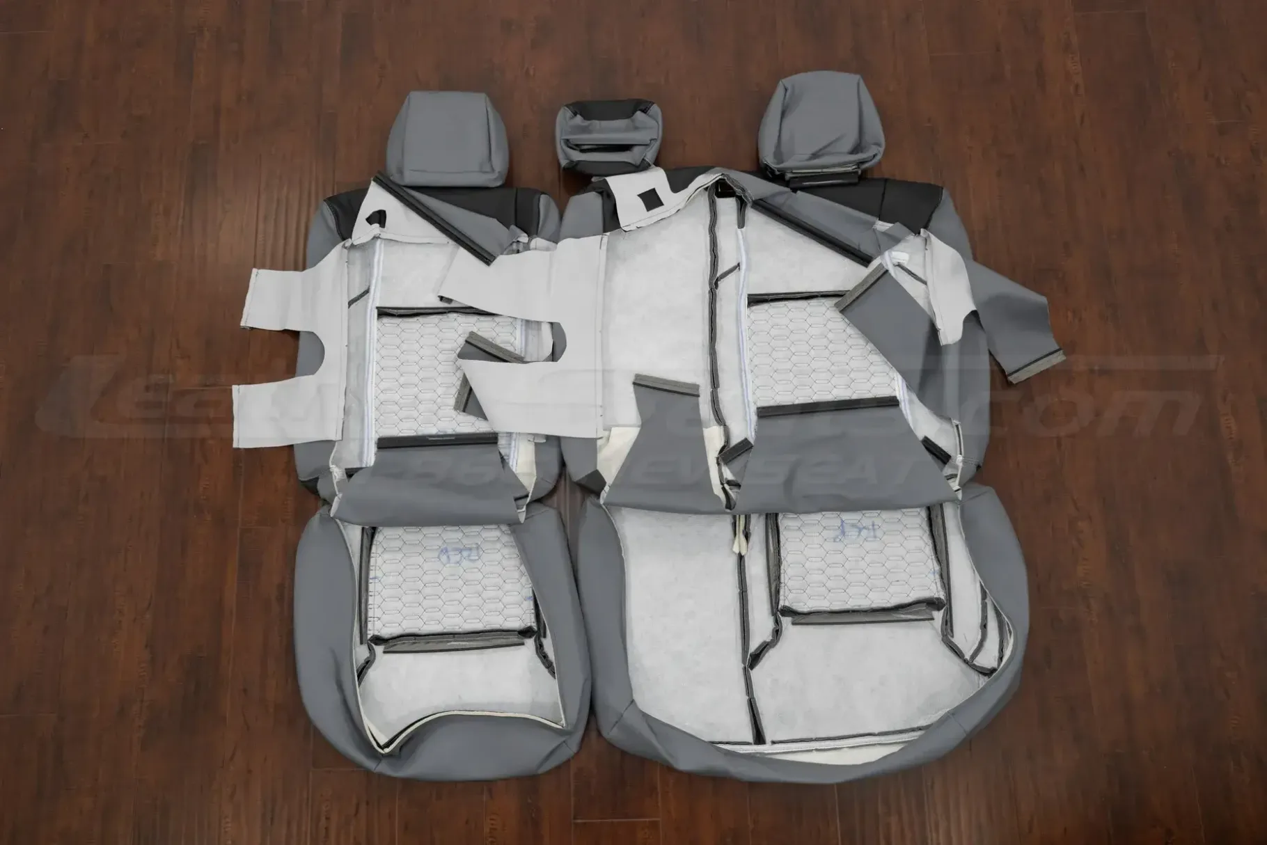 Rear seat tacoma leather upholstery fflipped