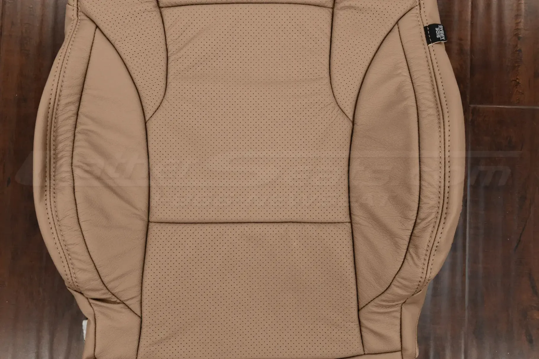 Perforated leather backrest cover - mid range