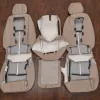 Front seat 40/20/40 leather uphlstery flipped - GMC Sierra
