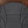Upper section of replacement leather backrest upholstery