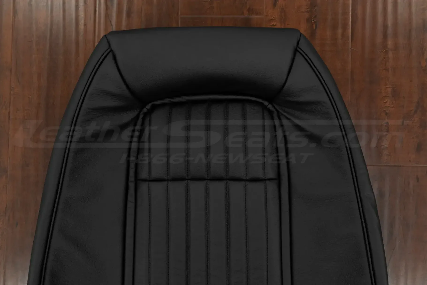 Upper section of front backrest upholstery
