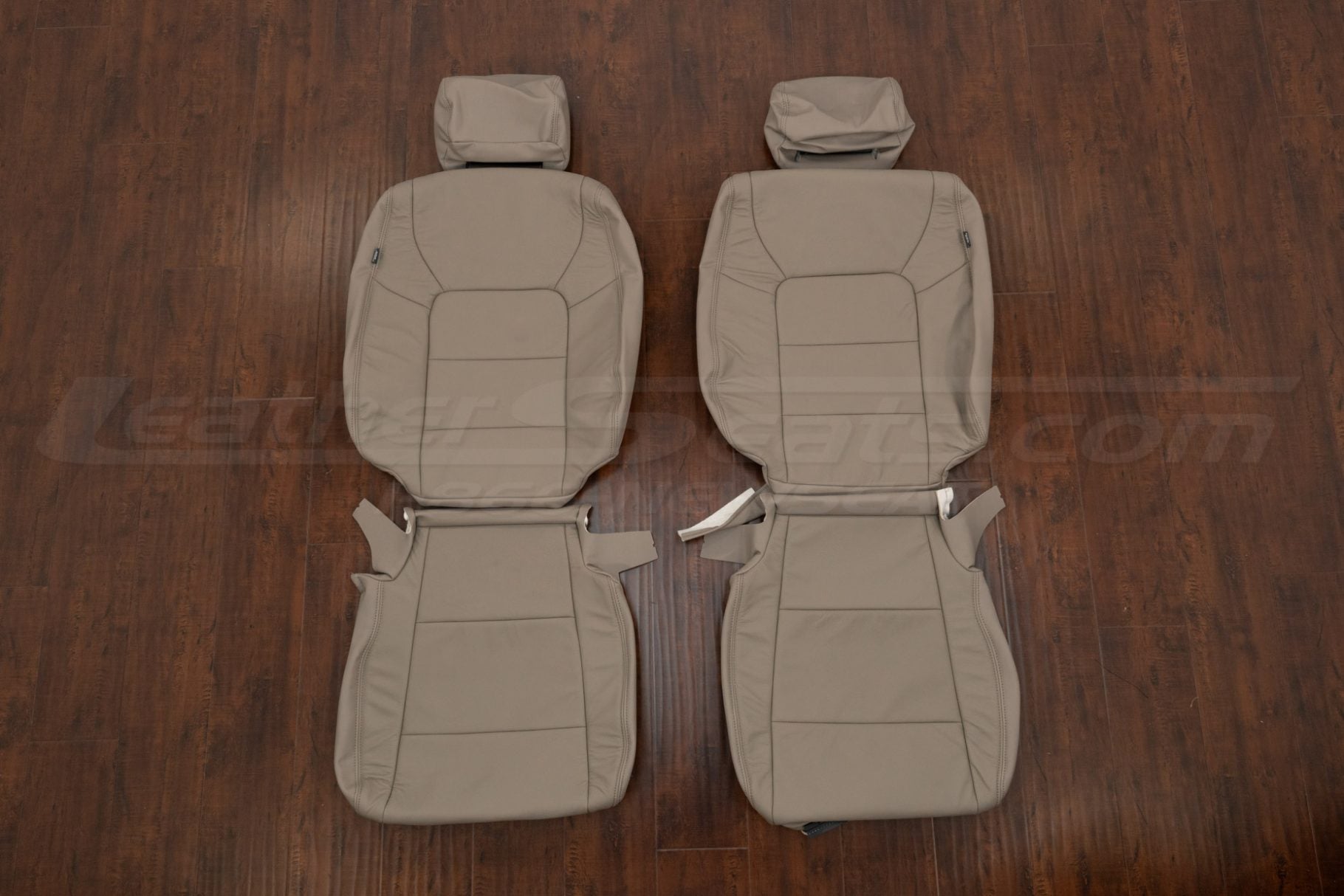 2012-2015 Honda Pilot Custom leather seat upholster kit in Shale (OEM Beige)