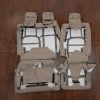 Honda Pilot 3rd row beige upholstery flipped