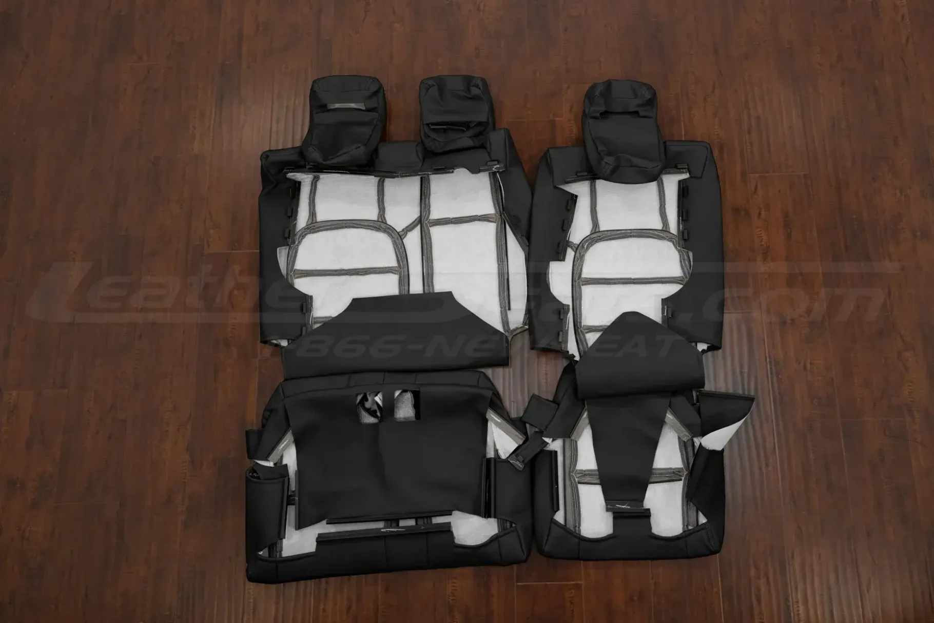 Honda Pilot third row upholstery flipped
