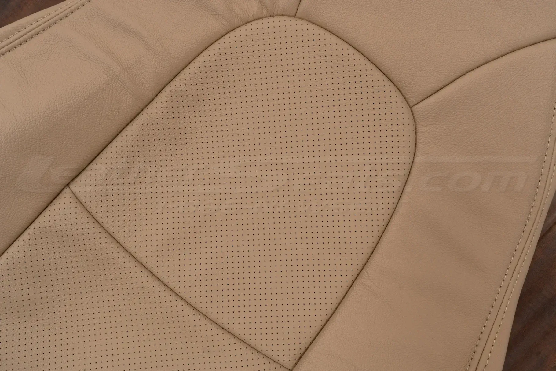 Perforated Body section close-up on Mazda Miata backrest