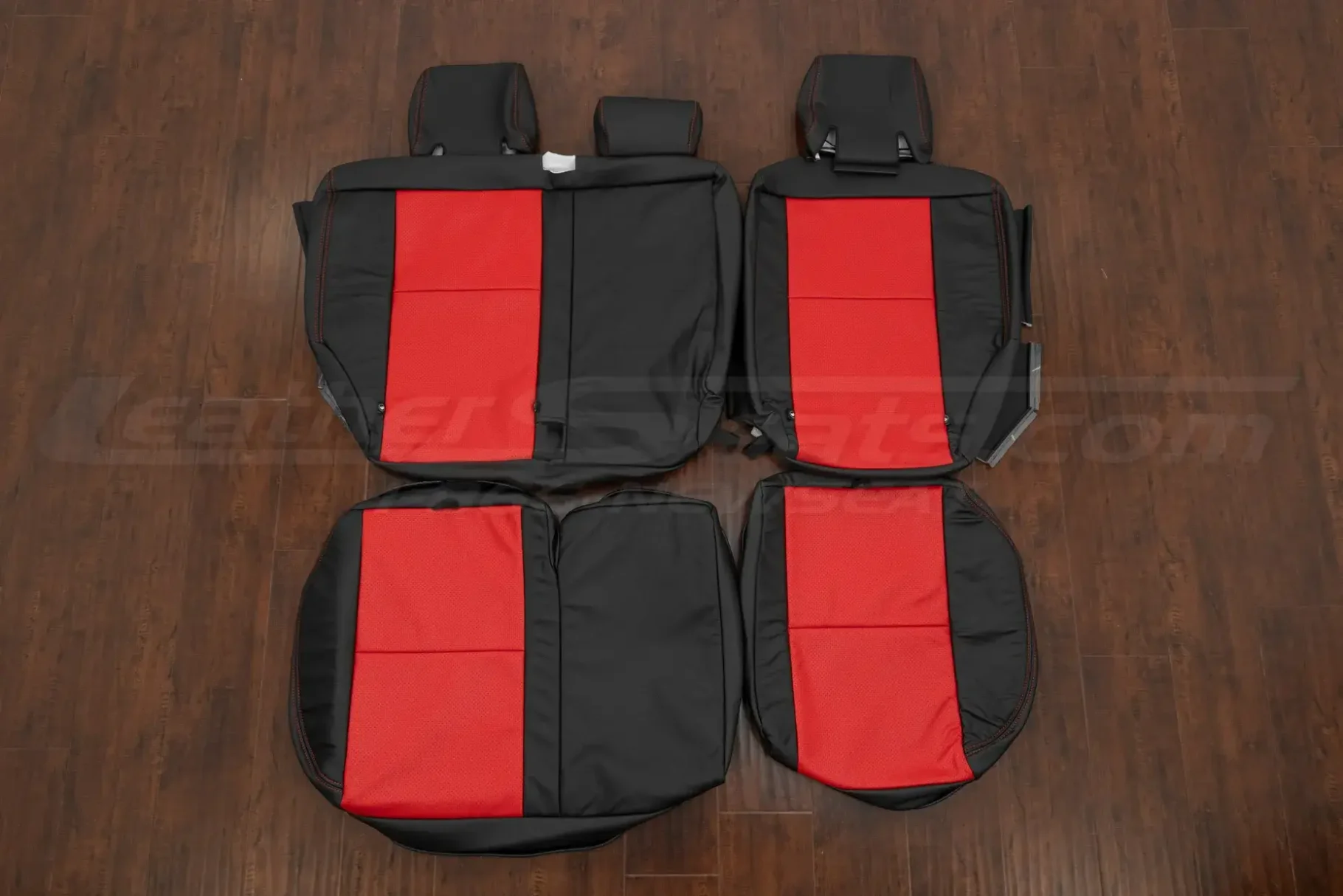 Two-Tone rear seat leather upholstery for toyota fj cruiser