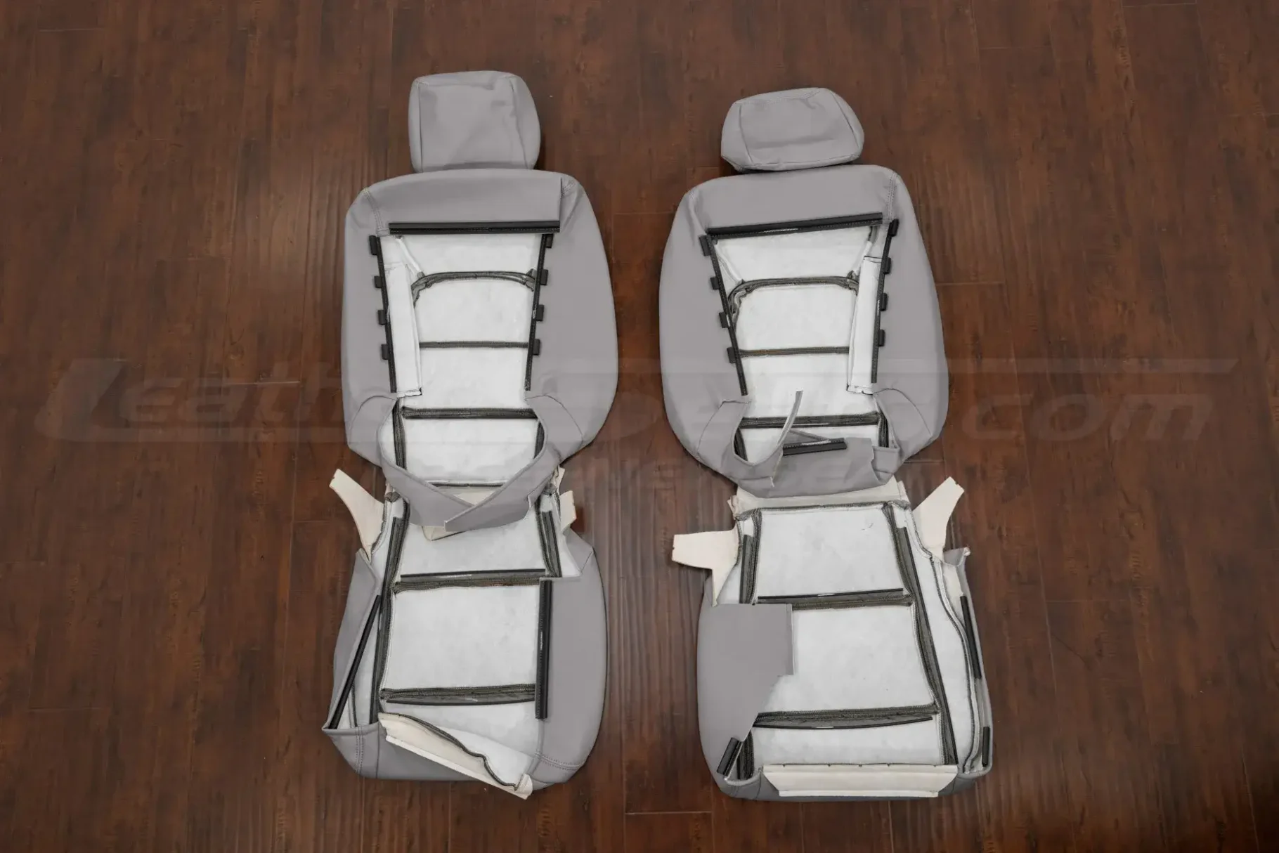 Honda Pilot front seat upholstery flipped