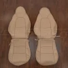 Mazda Miata Bisque leather seat covers -front seat replacement upholstery