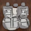 Grey Honda Pilot leather seats flipped