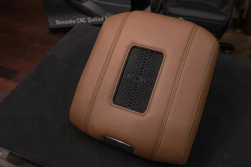 Ram Class Wireless Charging Leather Wrapped Center Console Lid - Thumbnail