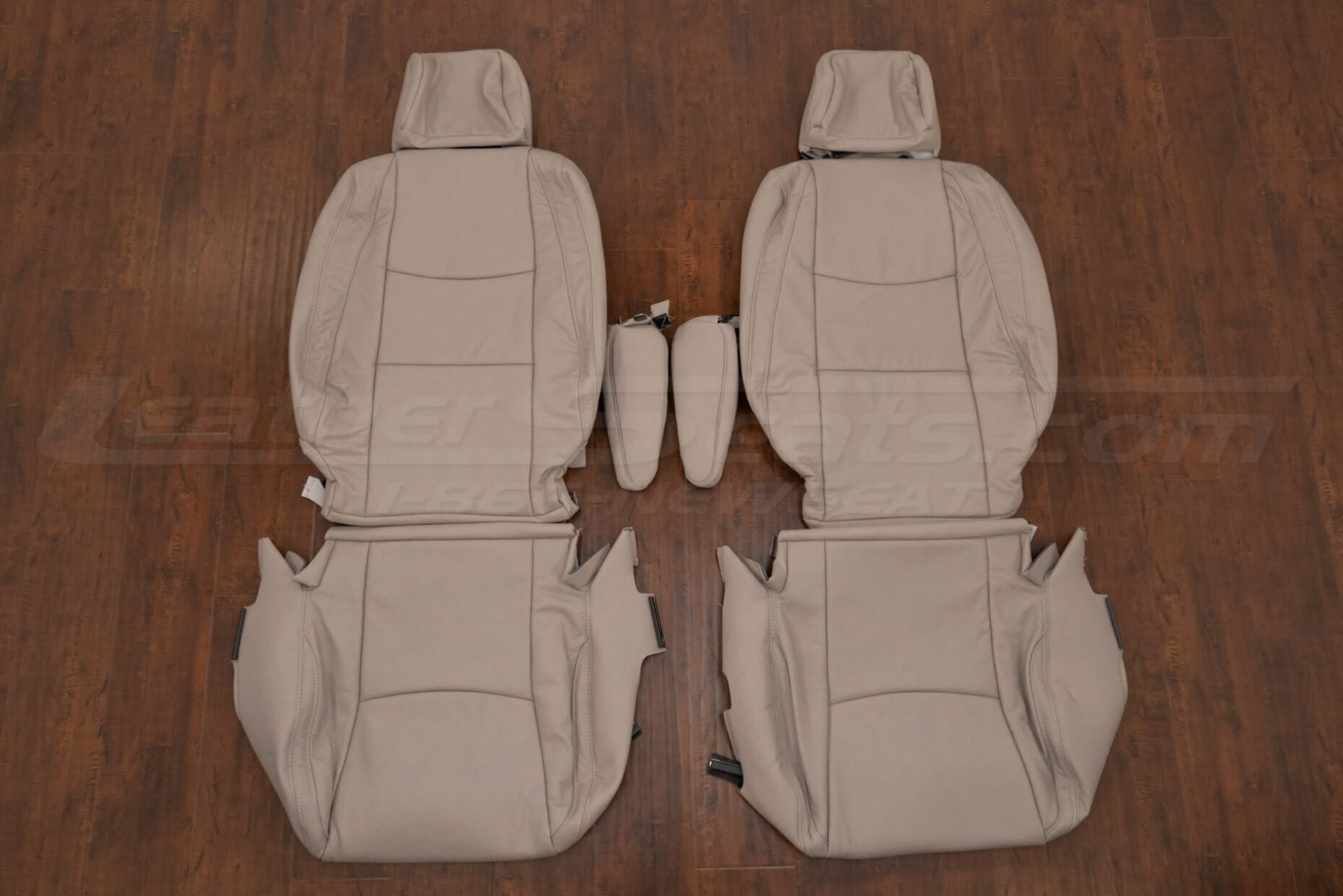 Lexus GX470 replacement leather seat covers - Front seat upholstery with armrests