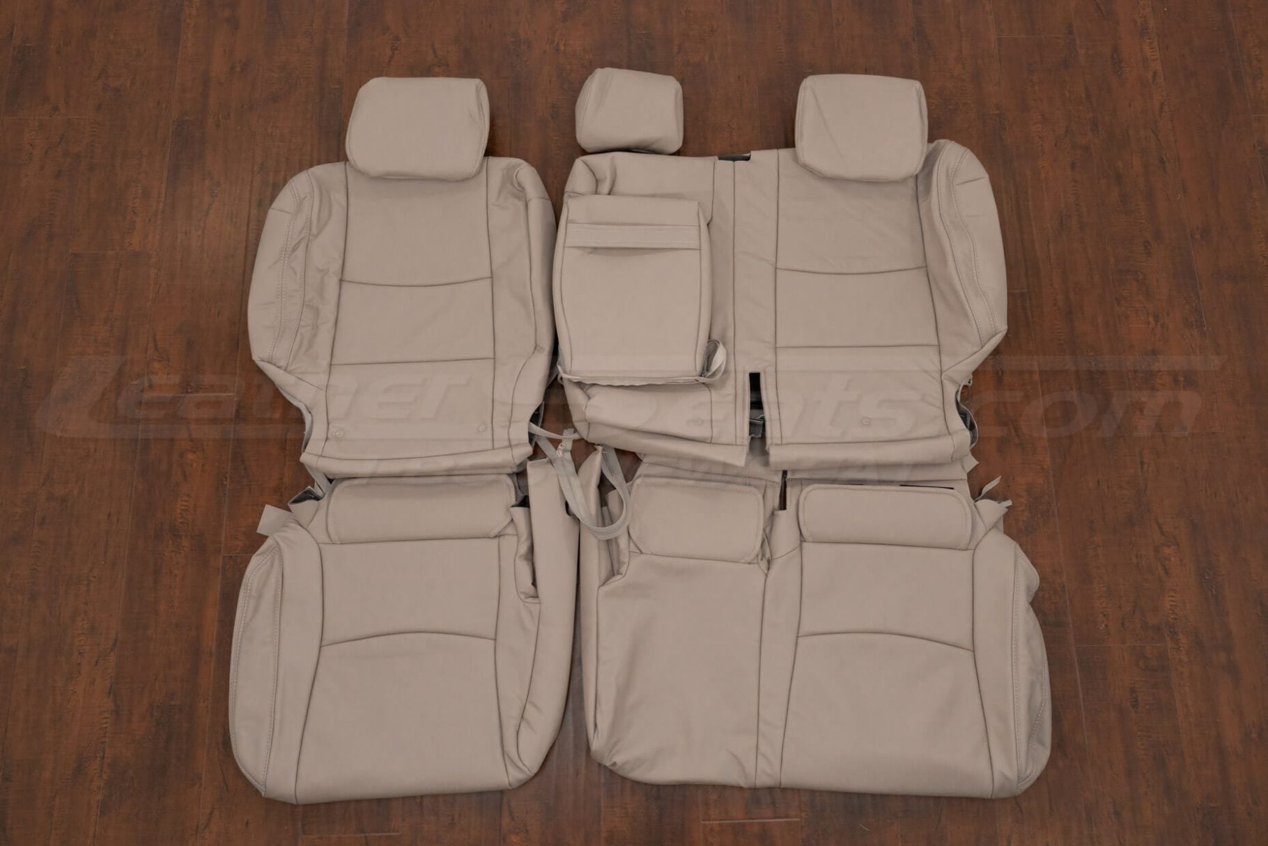 Custom lexus gx470 replacement leather seat covers - middle row with armrest