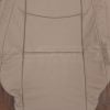 Insert section of backrest leather upholstery
