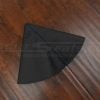 Black leather shift boot cover with blue stitching. Mazda Miata