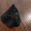 Black leather shift boot cover for mazda maita roadsters