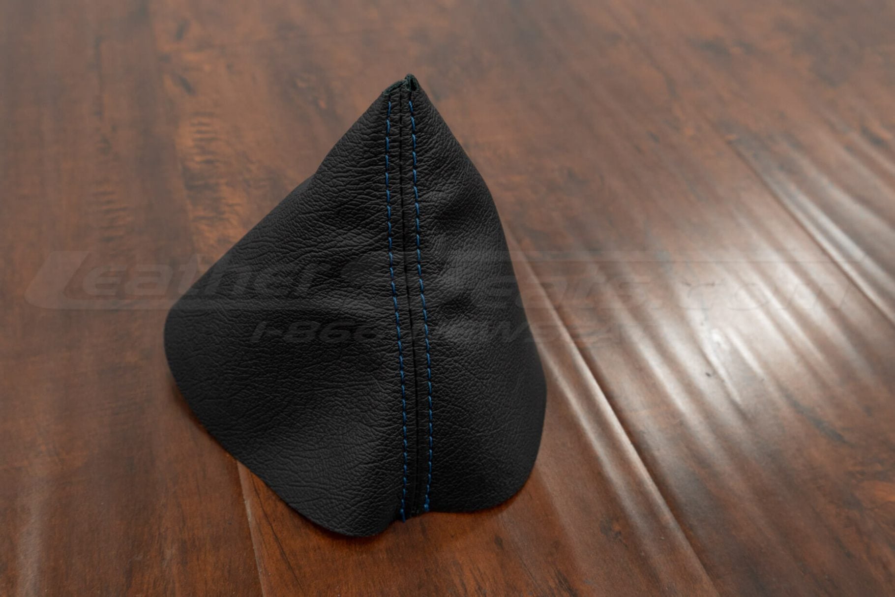 Black leather shift boot cover for mazda maita roadsters