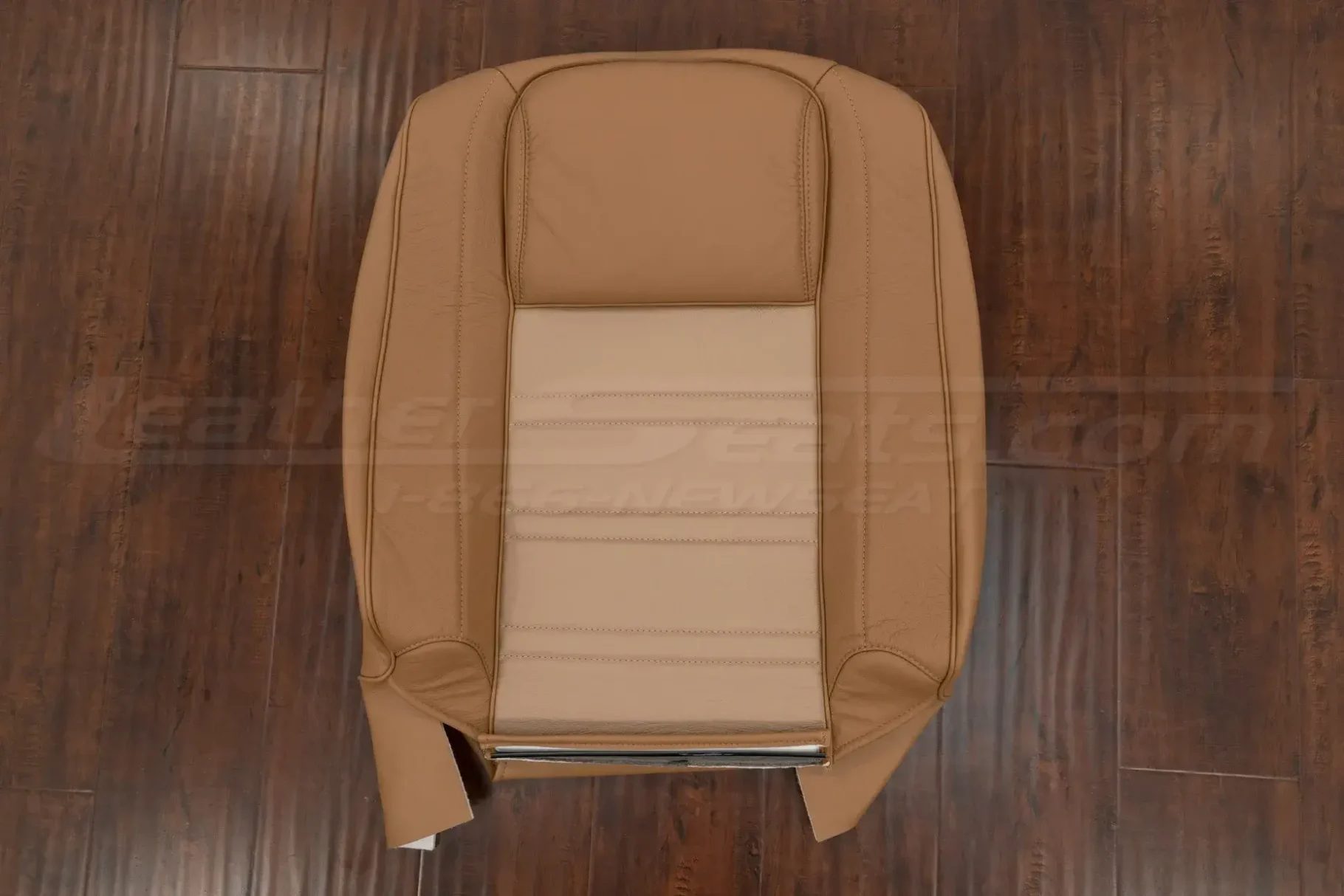 Two-Tone Jeep Grand Wagoneer leather backrest upholstery