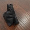 Side view of aftermarket leather shift boot upholstery