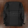 Black leather backrest upholstery - Scion xb