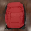 Chevy Camaro two-tone leather backrest cover with perforation