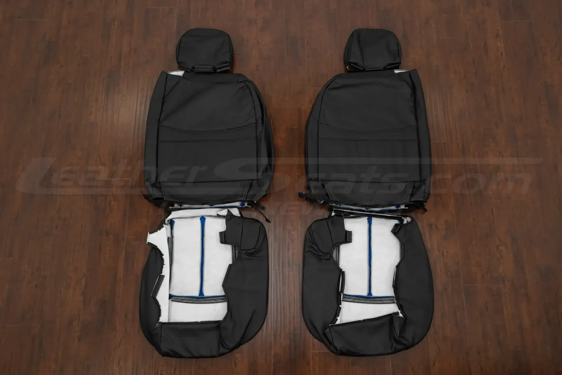 Front seat Chevy Trailblazer upholstery flipped