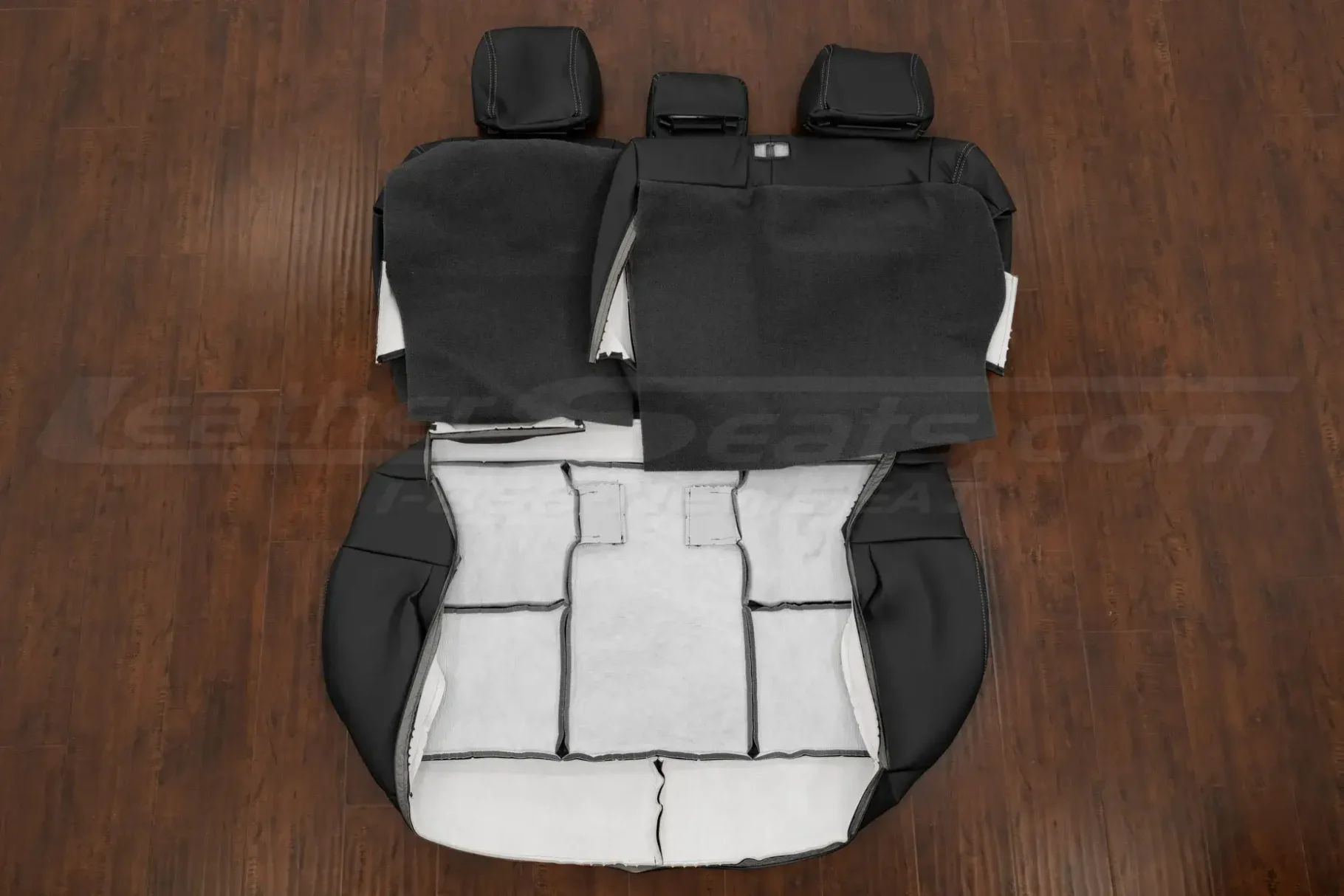 Scion XB rear seat upholstery flipped