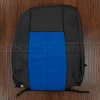Two-tone Chevy Trailblazer leather backrest upholstery
