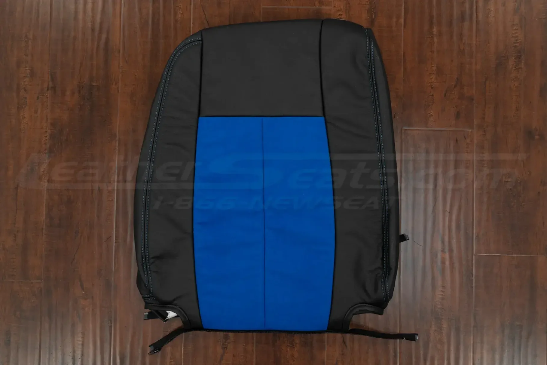 Two-tone Chevy Trailblazer leather backrest upholstery