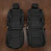 Scion xb custom leather seat interior kit - black - front seat upholstery