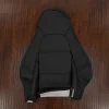 Black leather backrest upholstery for Mazda Miata