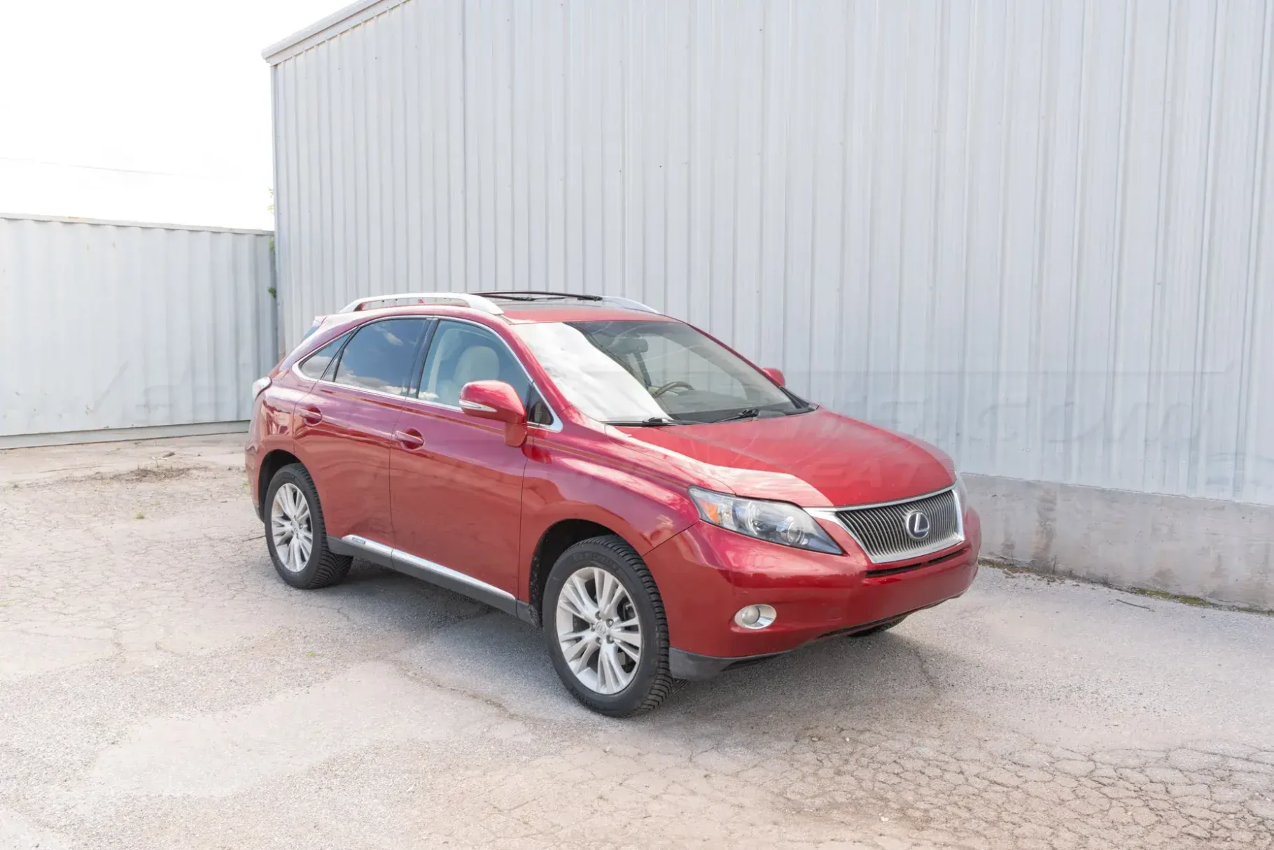 2010 Lexus RX450h Red Exterior