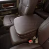 Front 40/20/40 bench in aftermarket leather - console position