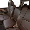 Front 40/20/40 bench in aftermarket leather - seating position