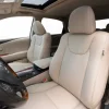 Backrest and headrest section of installed leather seats for rx450h